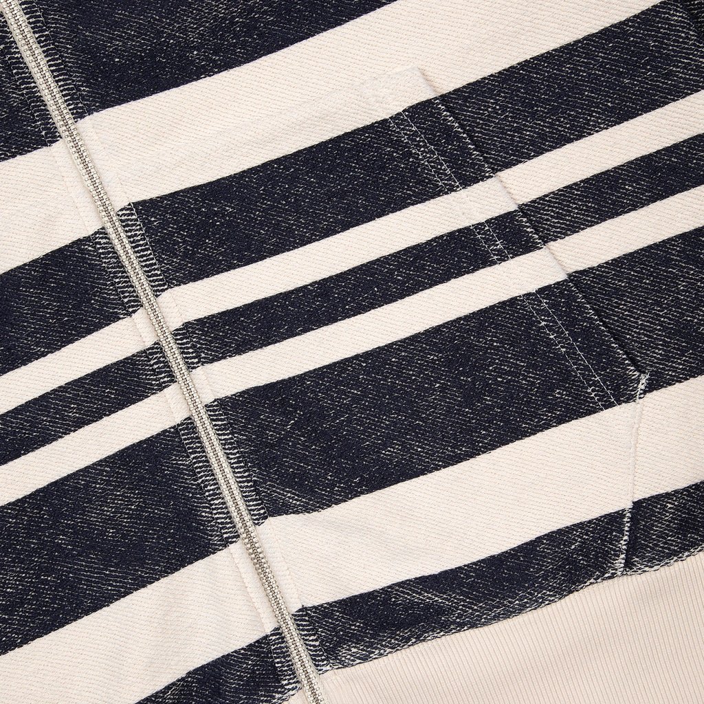Derschutze "on air" striped Zip Up
