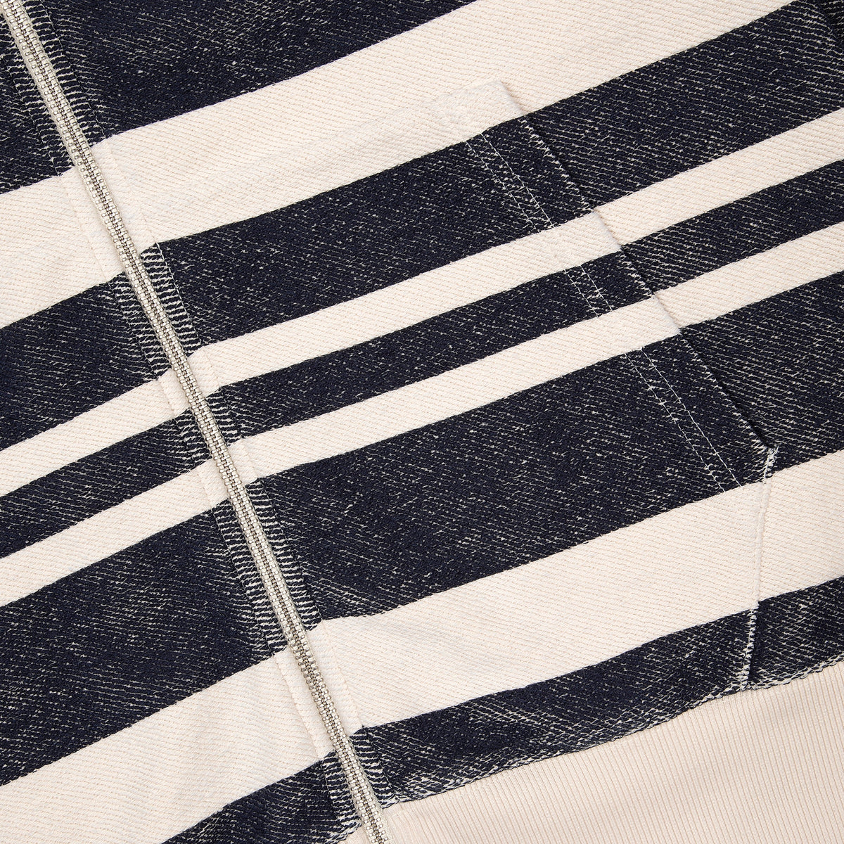 Derschutze "on air" striped Zip Up