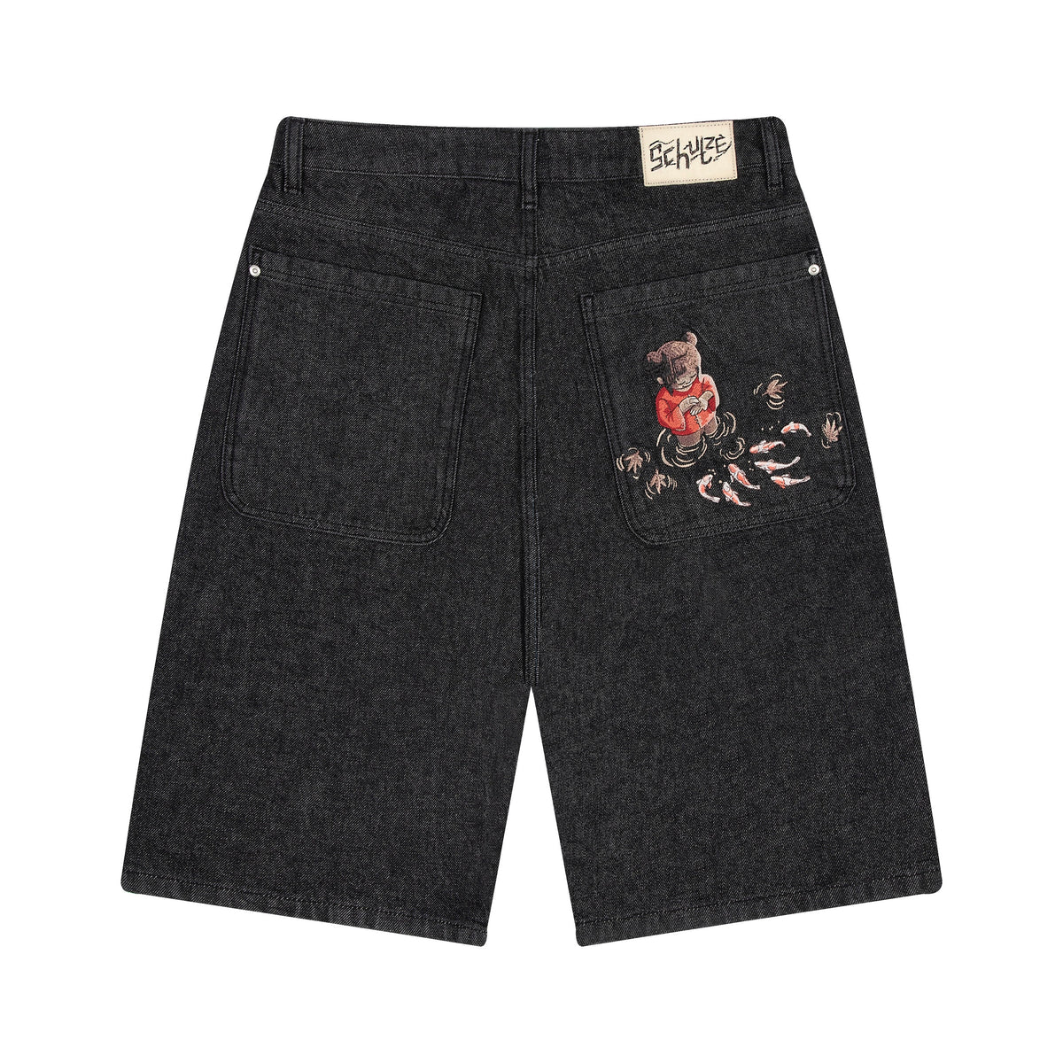 Derschutze "koi fish v2" Jorts raw black