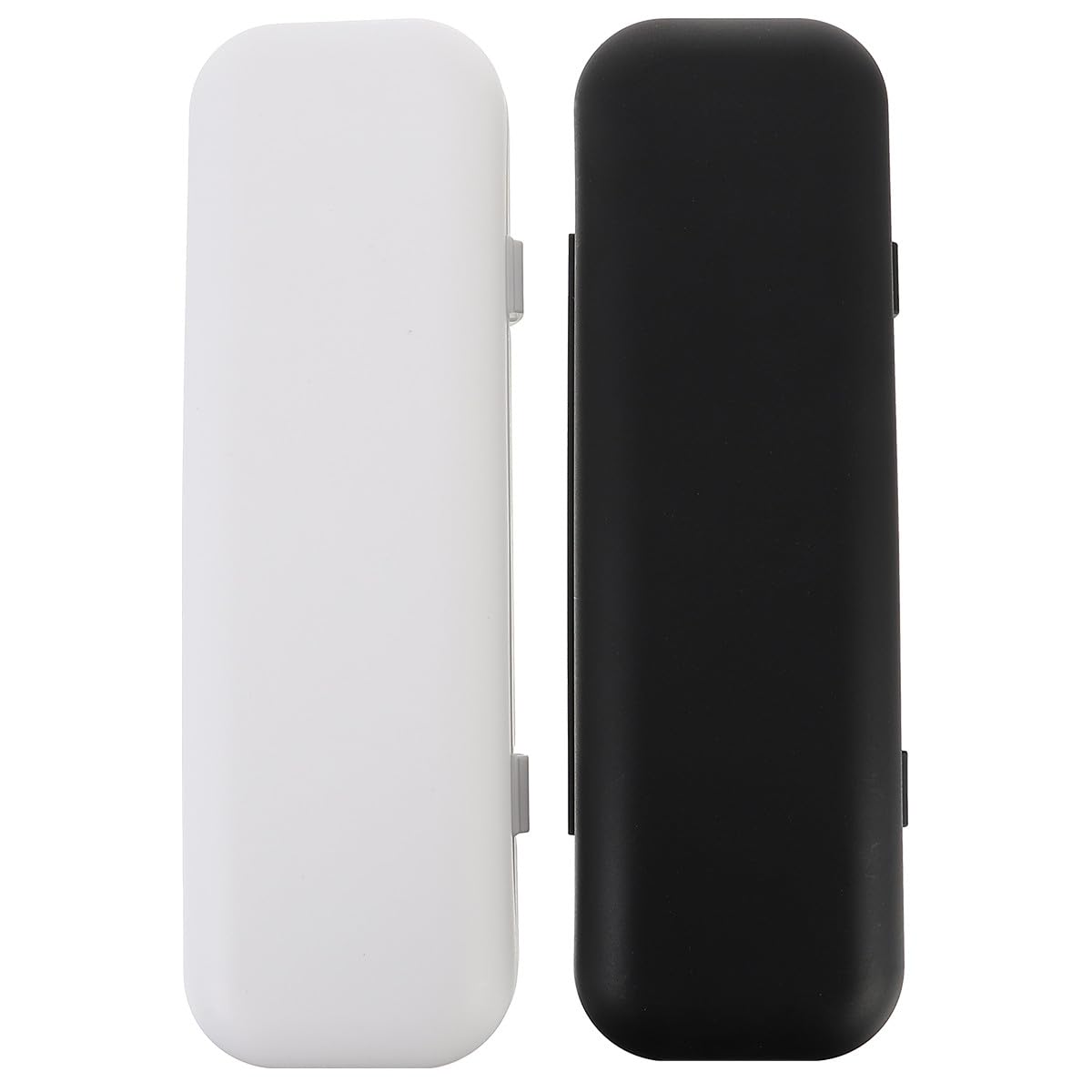 Electric Toothbrush Travel Case 2Pcs Set Black and White Y107