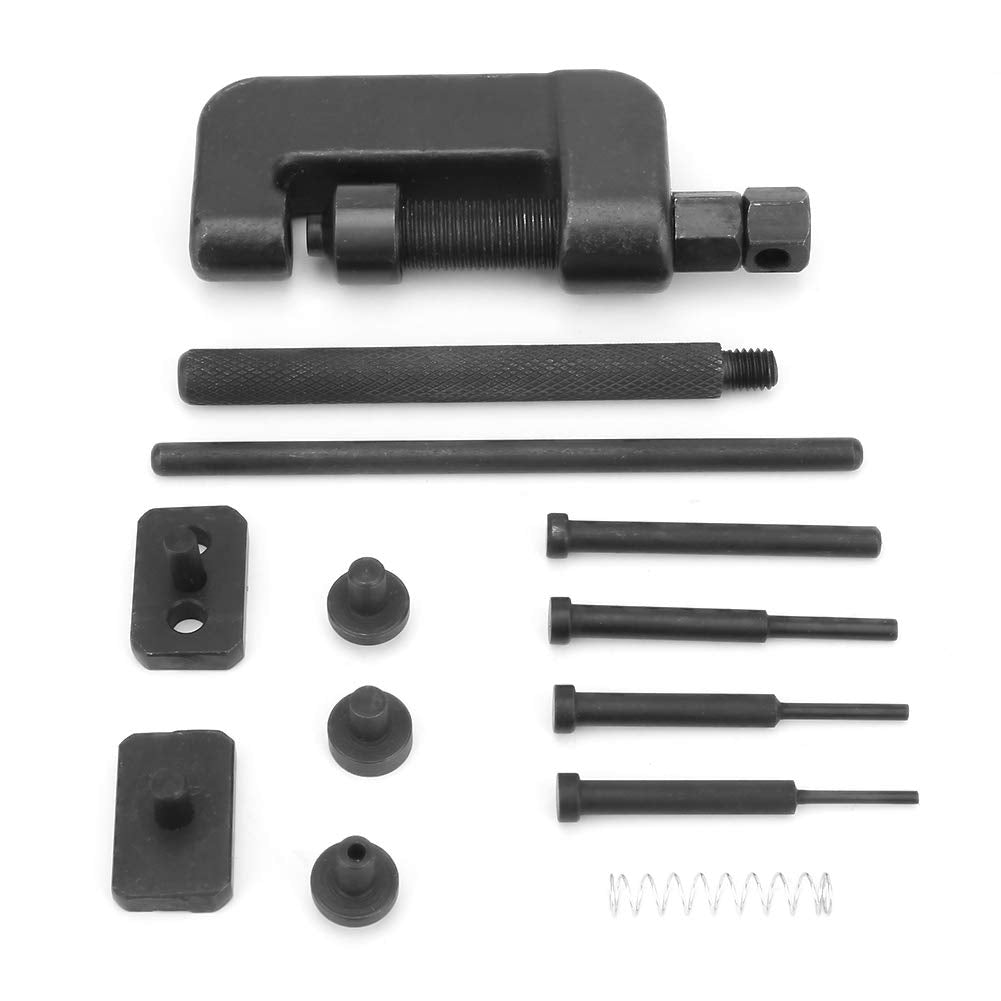 13PC Motorcycle Chain Breaker Rivet Tool Set with Carrying Case X58189