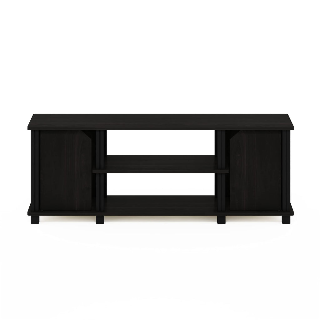 3-Tier Open Shelf TV Stand with Cabinets D26309