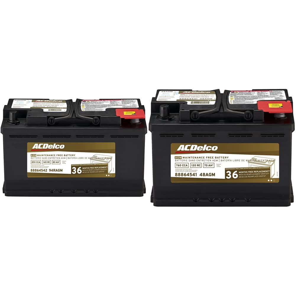 Black AGM BCI Group 48 Battery S5375