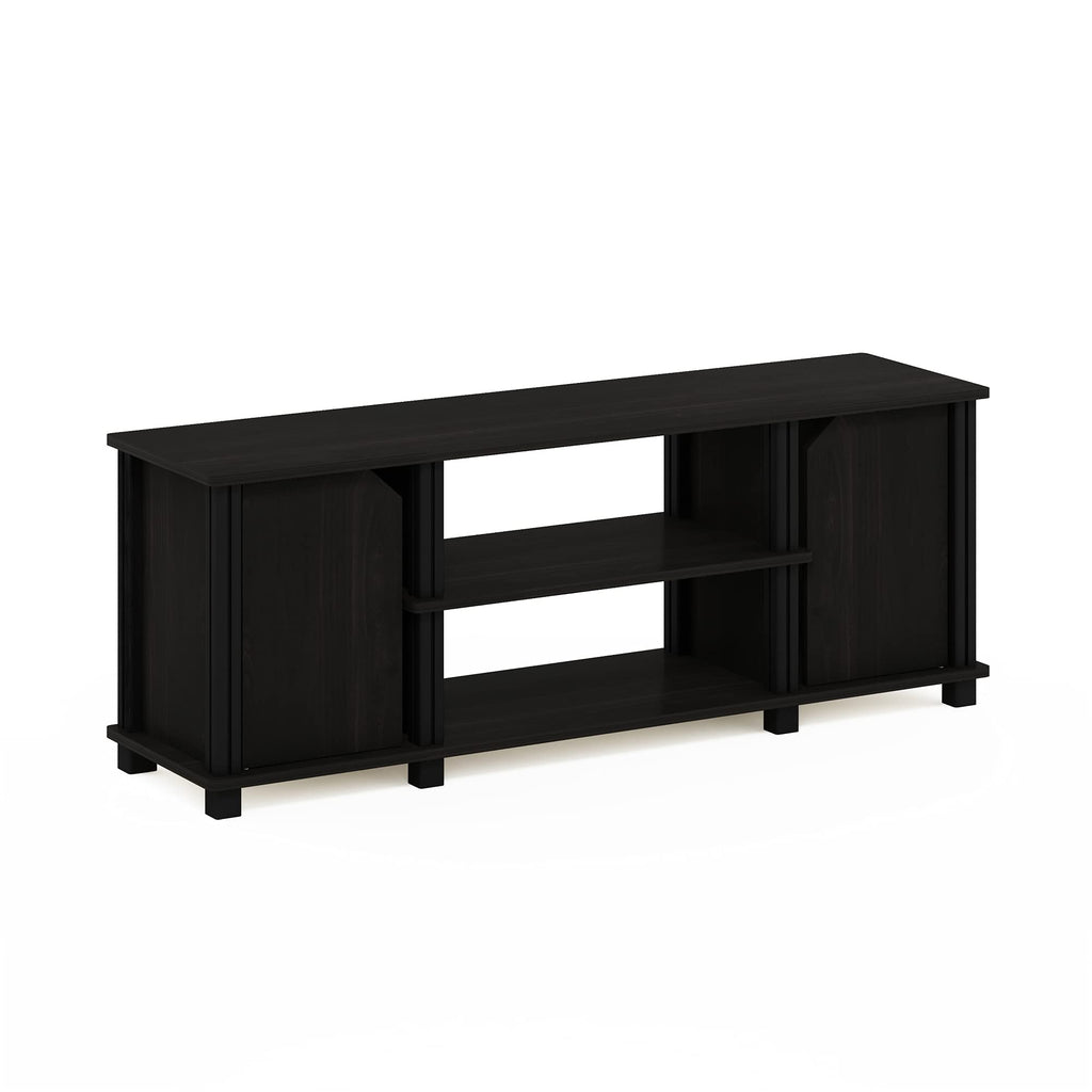 3-Tier Open Shelf TV Stand with Cabinets D26309