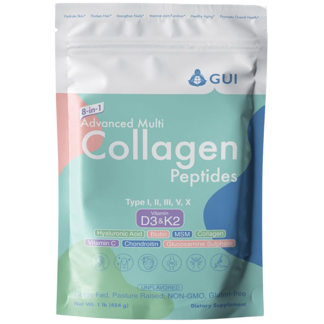 8in1 Multi Collagen Peptides 16 Oz Unflavored D9598