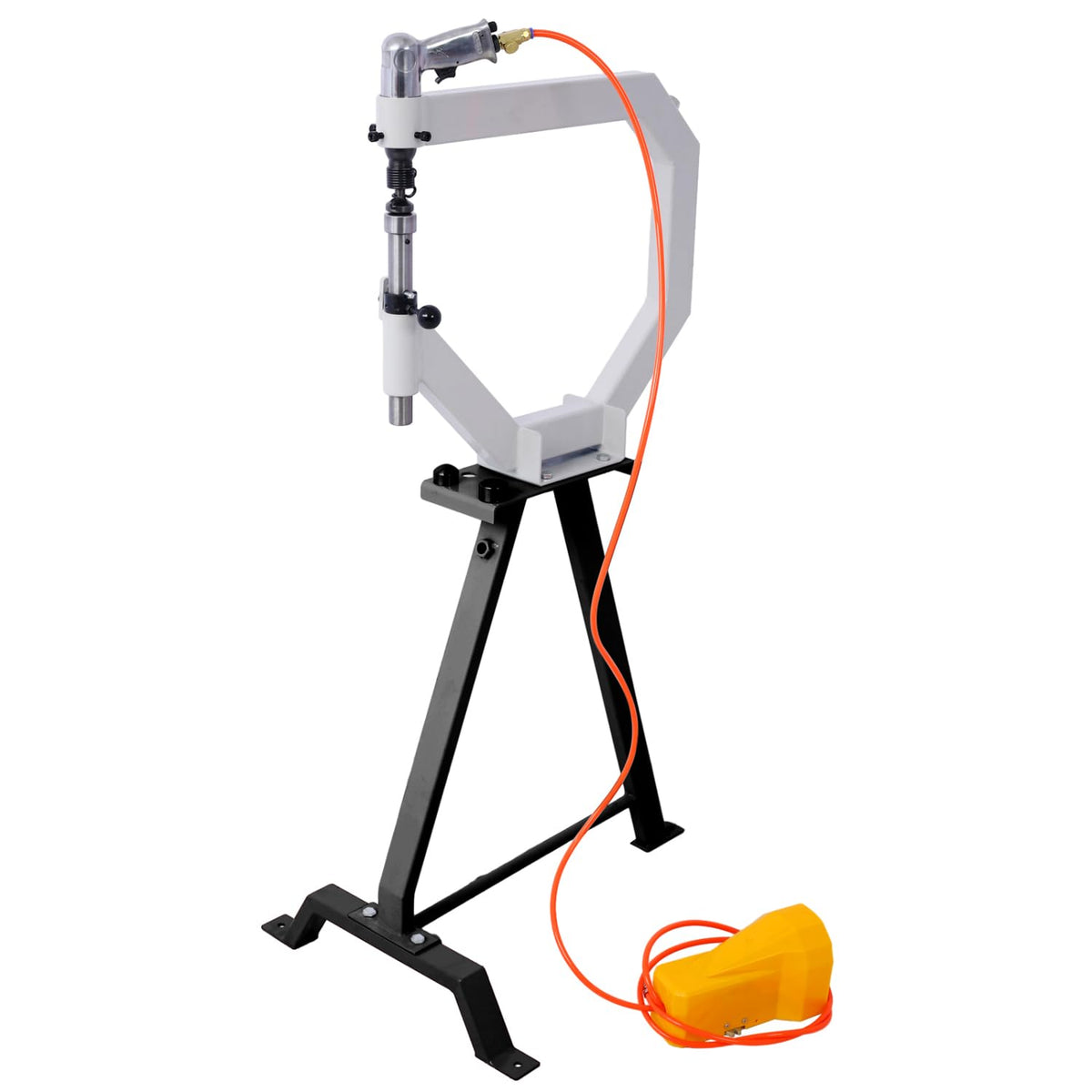 19.6" Throat Pneumatic Planishing Hammer with Steel Frame Stand and Foot Pedal O4838