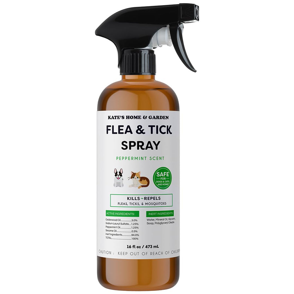 Flea and Tick Spray for Dogs & Cats 16oz T6435