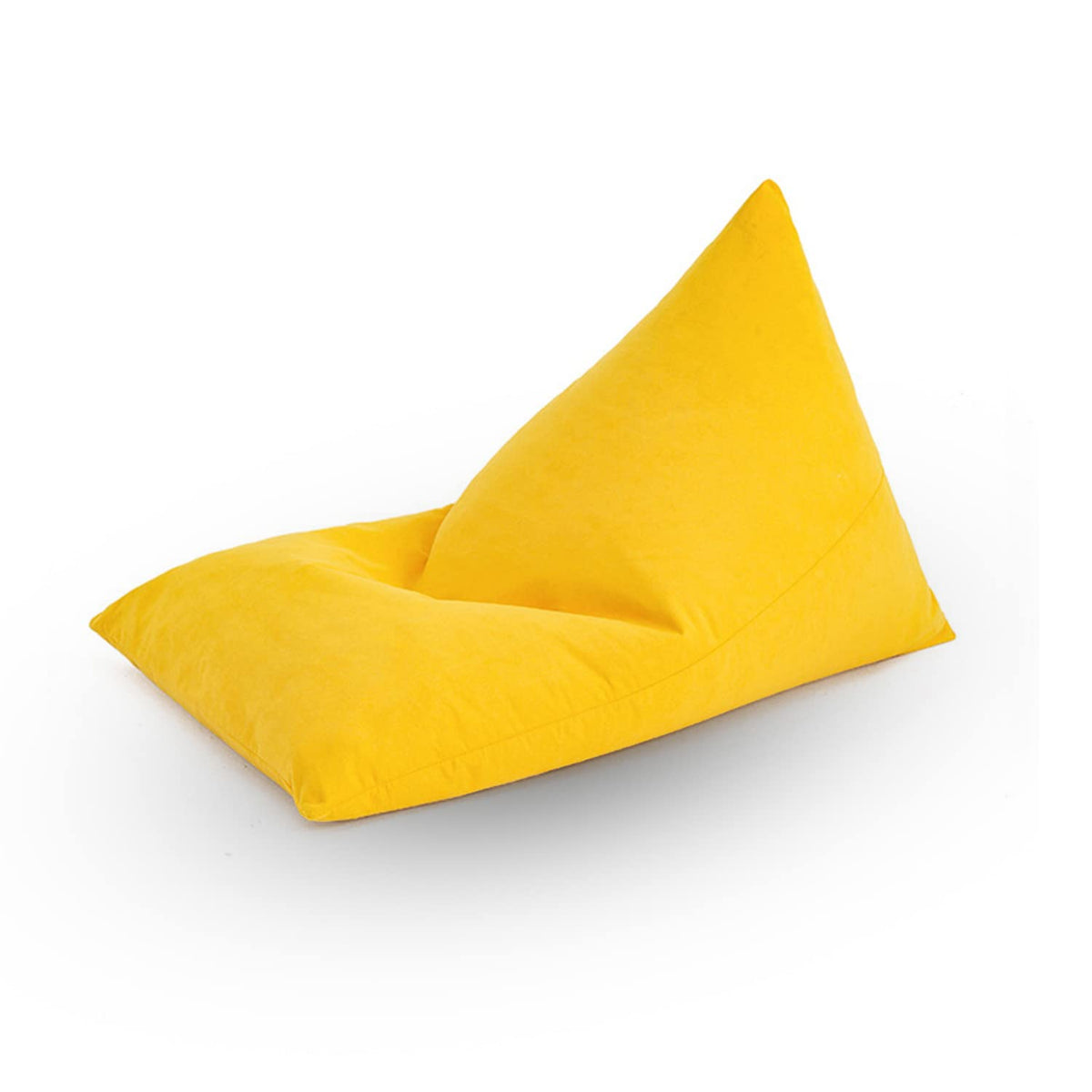 Yellow Beanbag Stuffed Animal Storage Chair Cover F101