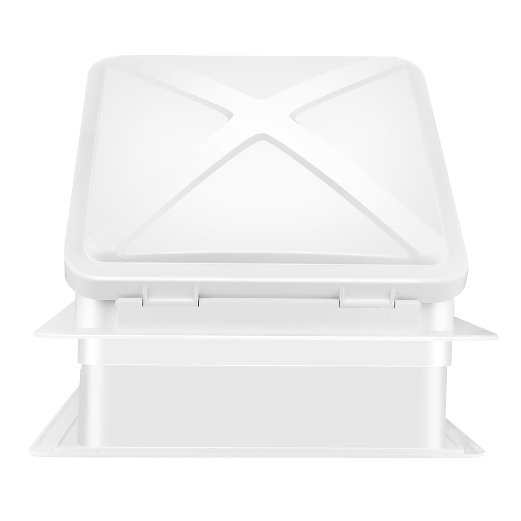 RV Roof Vent Fan 6-Speed-Reversible White D491305