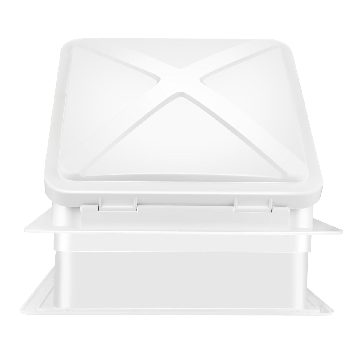 RV Roof Vent Fan 6-Speed-Reversible White D491305
