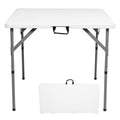 34 inch White Folding Plastic Table A967148