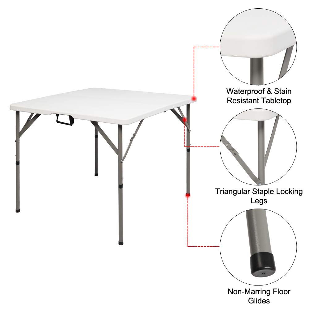 34 inch White Folding Plastic Table A967148
