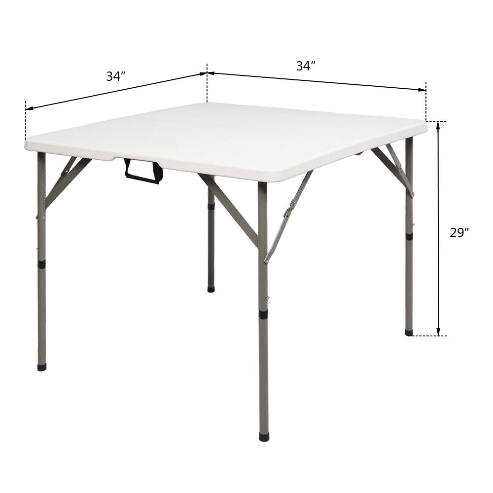 34 inch White Folding Plastic Table A967148
