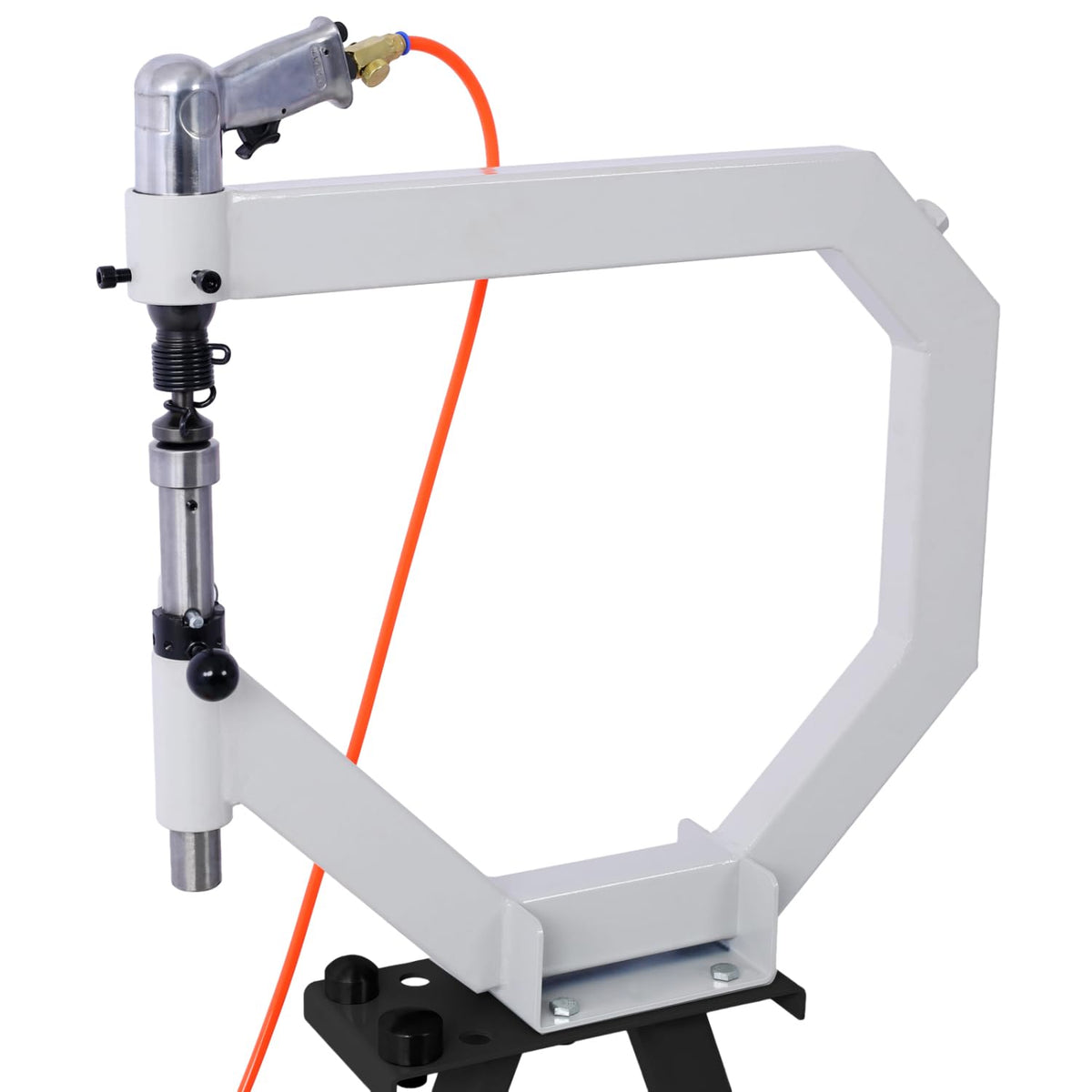 19.6" Throat Pneumatic Planishing Hammer with Steel Frame Stand and Foot Pedal O4838