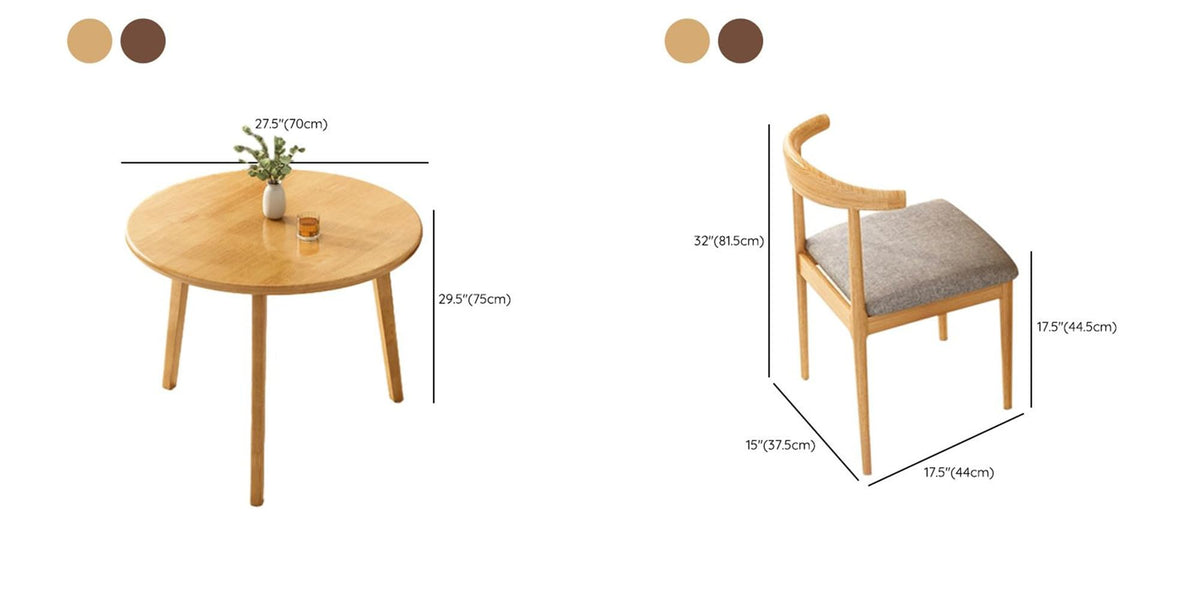 Round Dining Table Chairs Set G37484