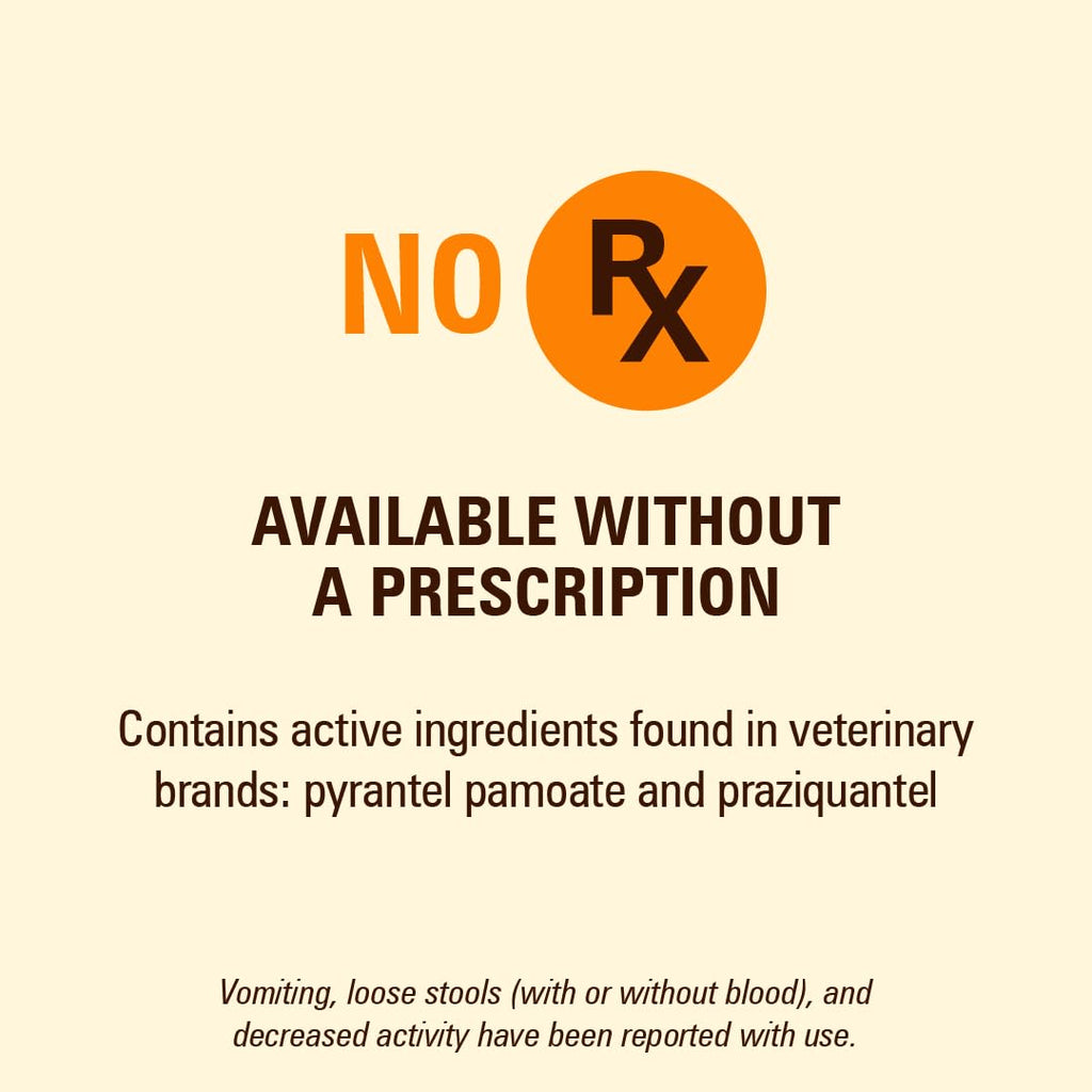 7 Way De-Wormer Chewables for Dogs, 6 Count V897462
