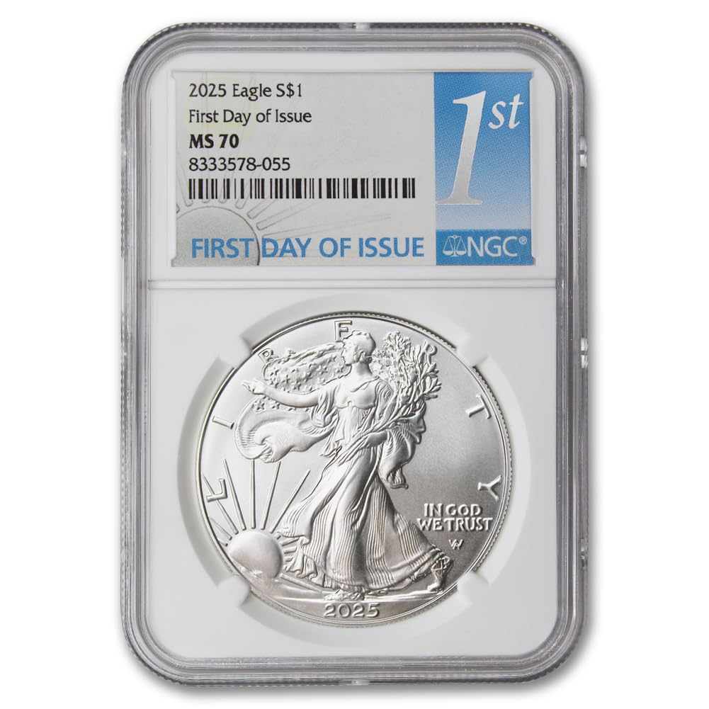 1 oz American Silver Eagle Coin MS-70 A691