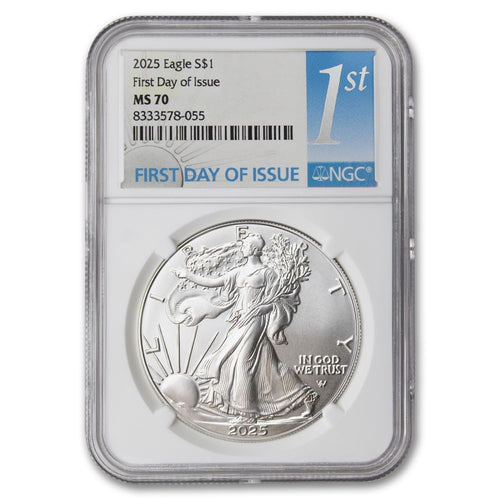 1 oz American Silver Eagle Coin MS-70 A691