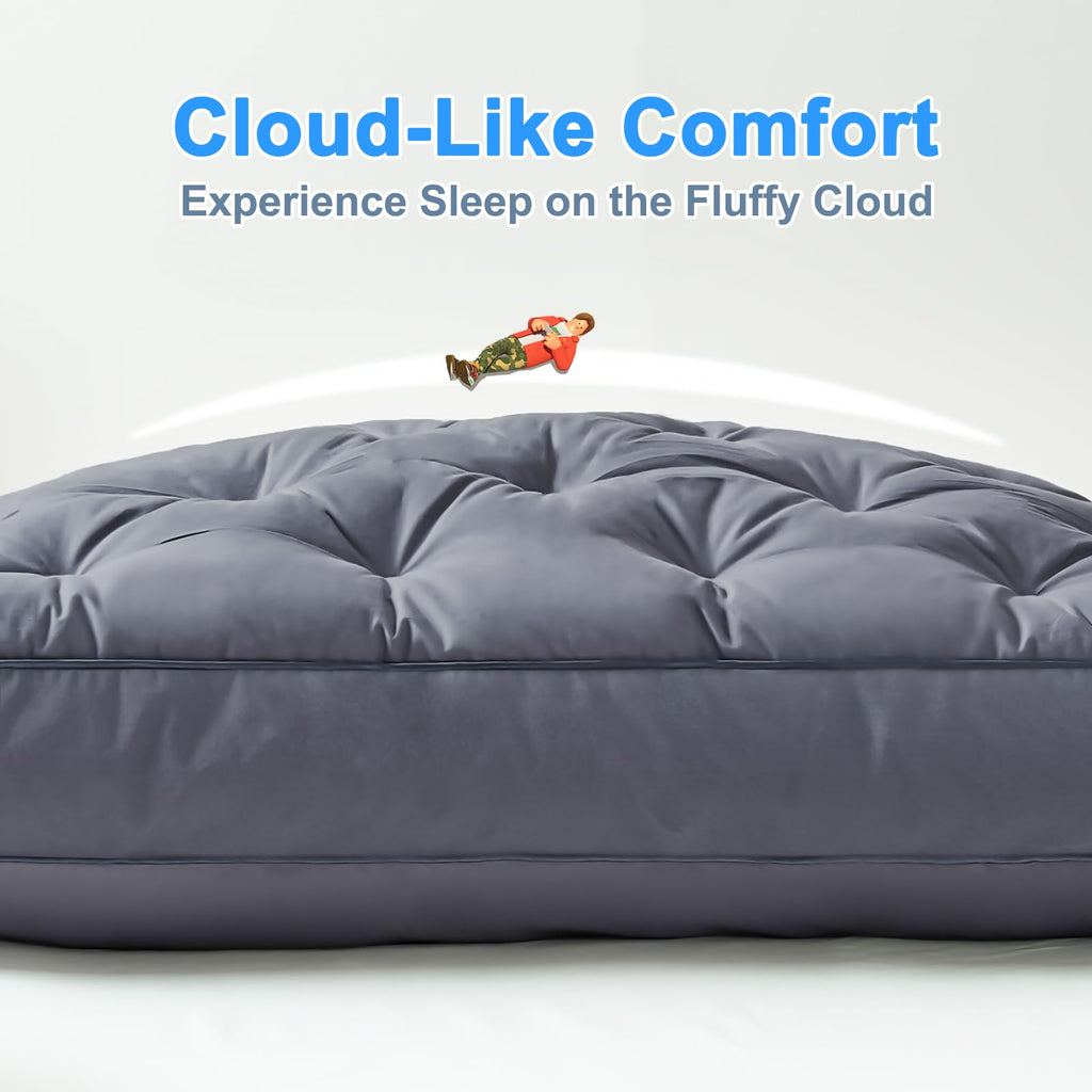 King Size Set of 2 Cotton Bed Pillow C561571