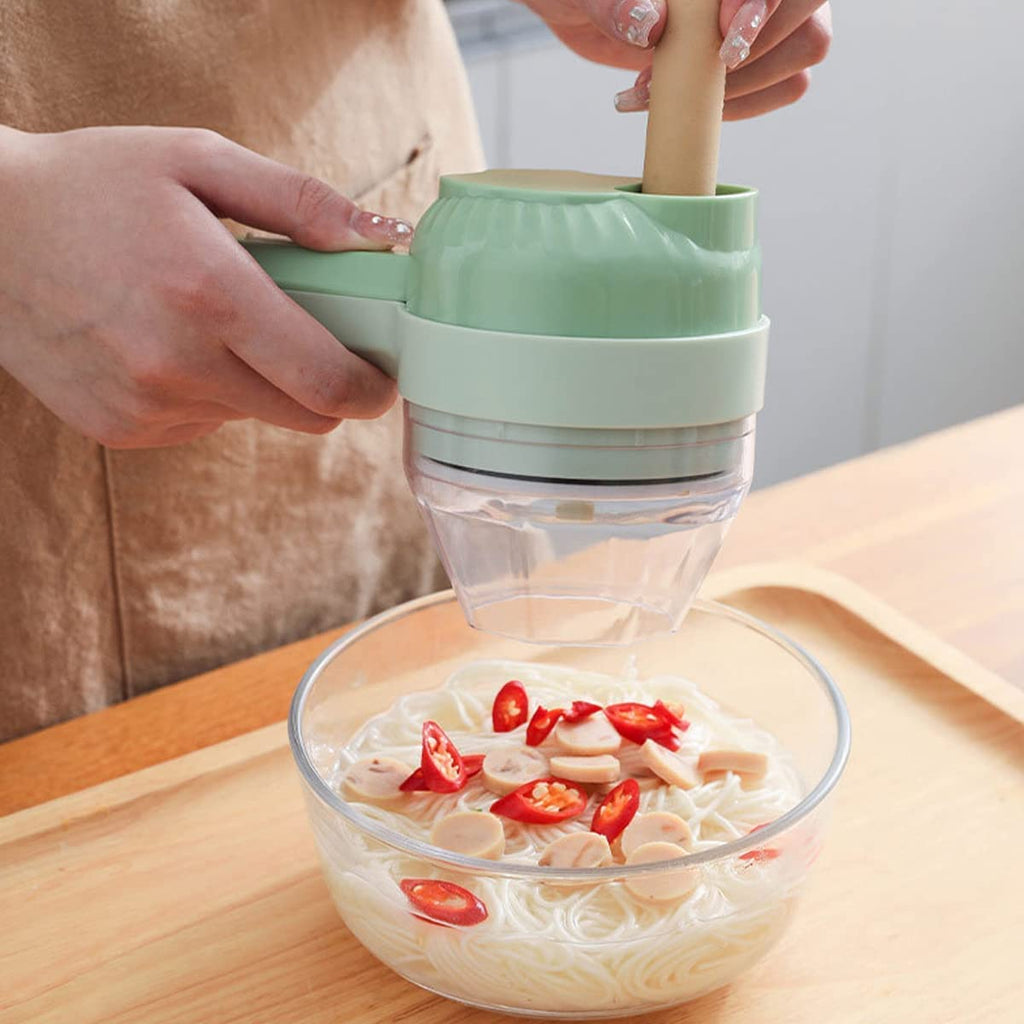 4 in 1 Portable Electric Vegetable Cutter Set Q6108