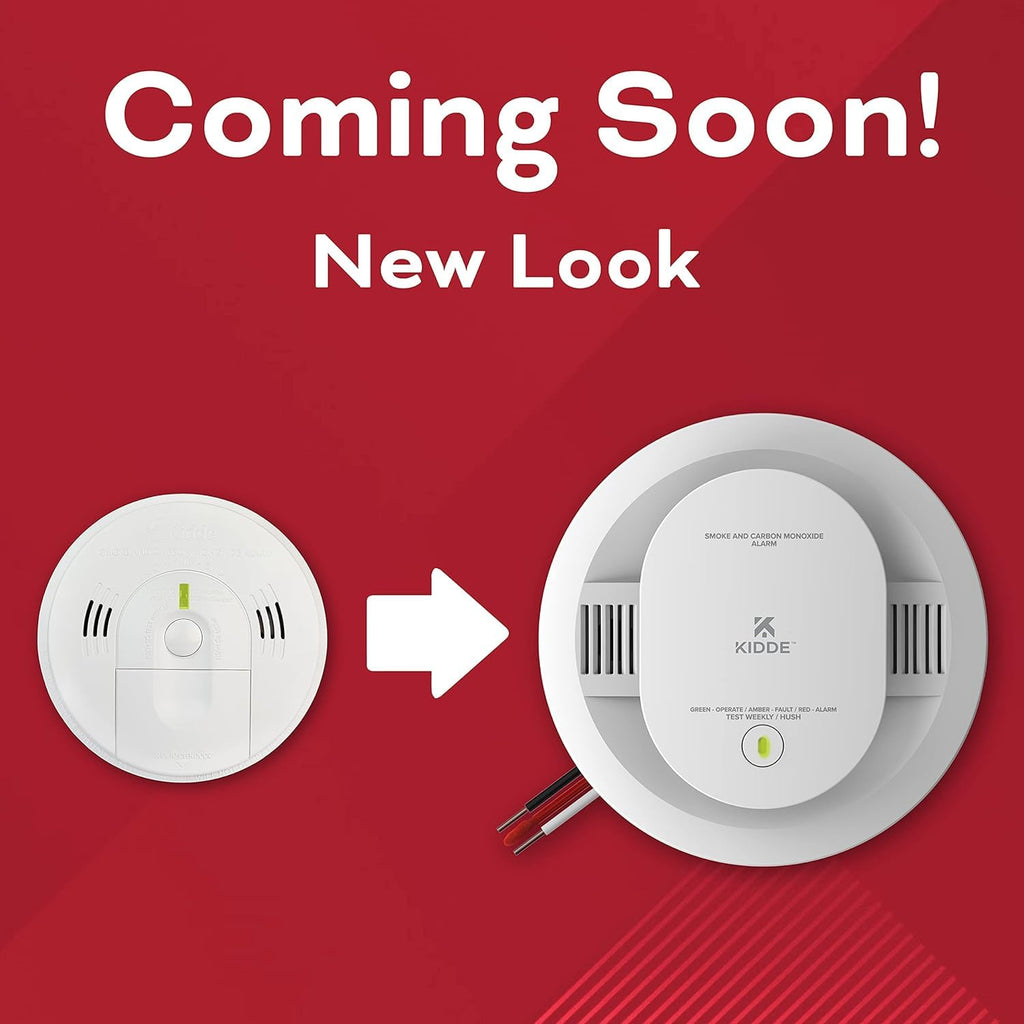 Hardwired Smoke & Carbon Monoxide Detector with Battery Backup, Pack of 2 X7829