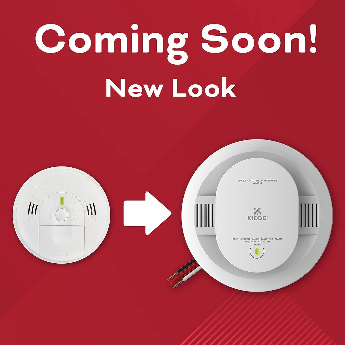 Hardwired Smoke & Carbon Monoxide Detector with Battery Backup, Pack of 2 X7829