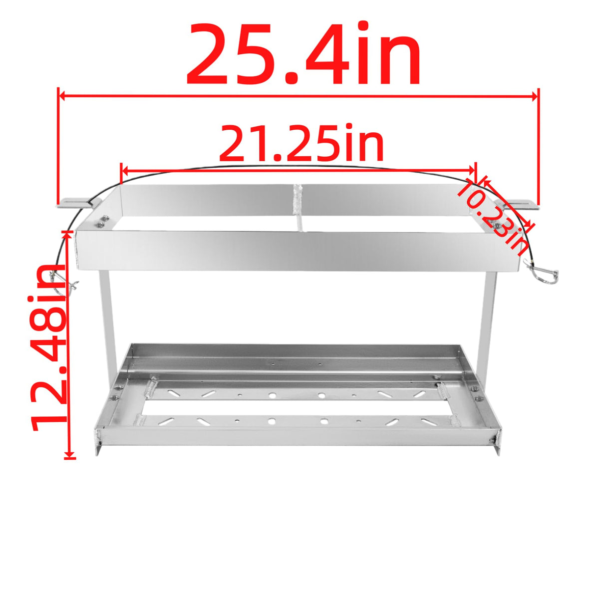 Heavy Duty Fuel Can Holder for 2 5-Gal Jugs B795