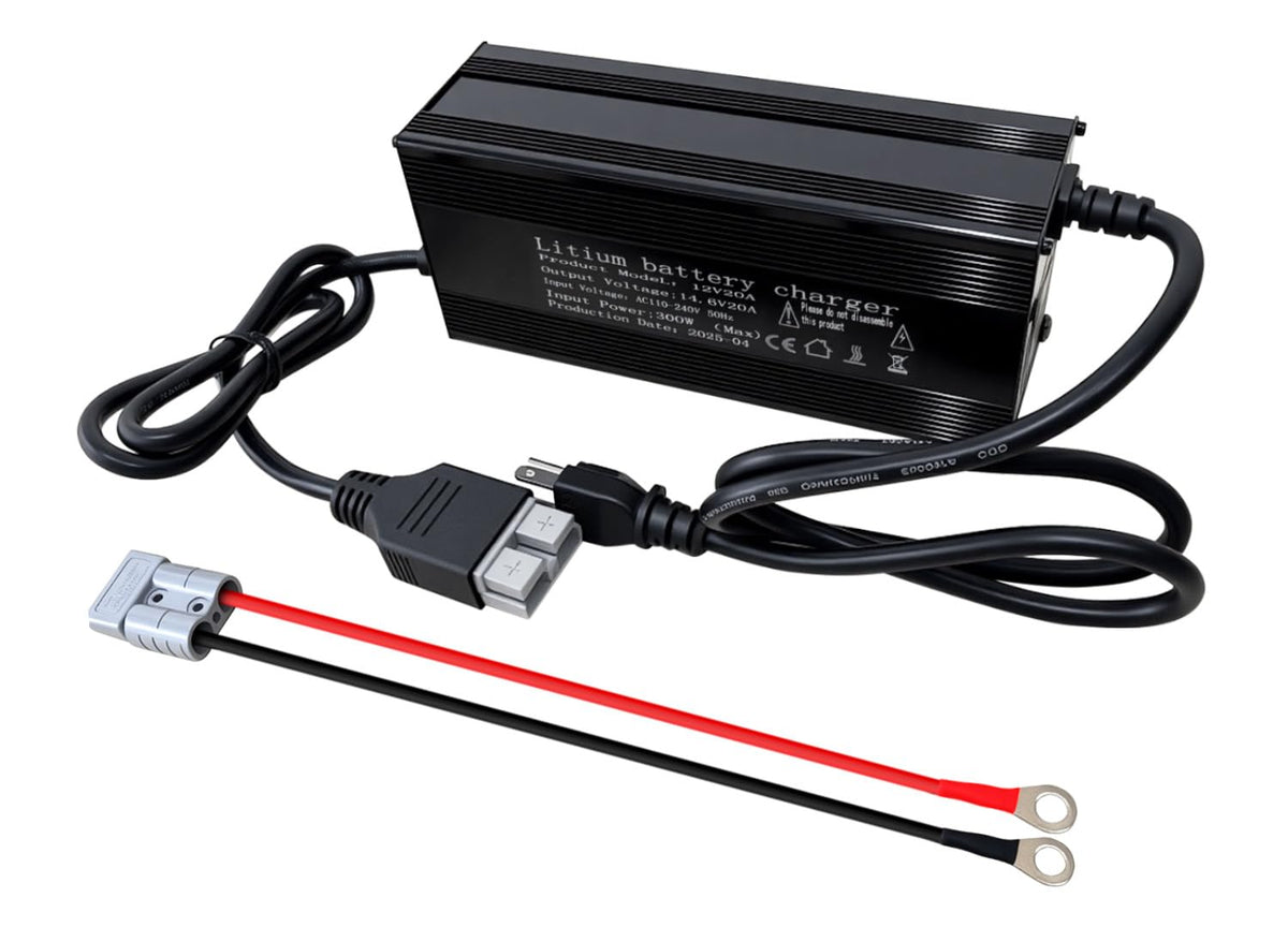 14.6V 20A LiFePO4 Battery Charger with Anderson Connector H453
