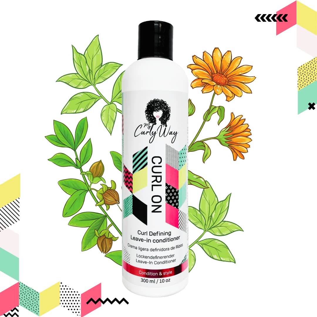 10 Oz Vegan Leave In Conditioner for Curly Hair I244