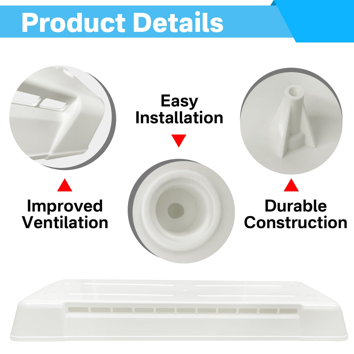 RV Refrigerator Vent Cover Replacement A287