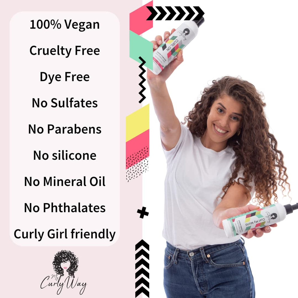 10 Oz Vegan Leave In Conditioner for Curly Hair I244