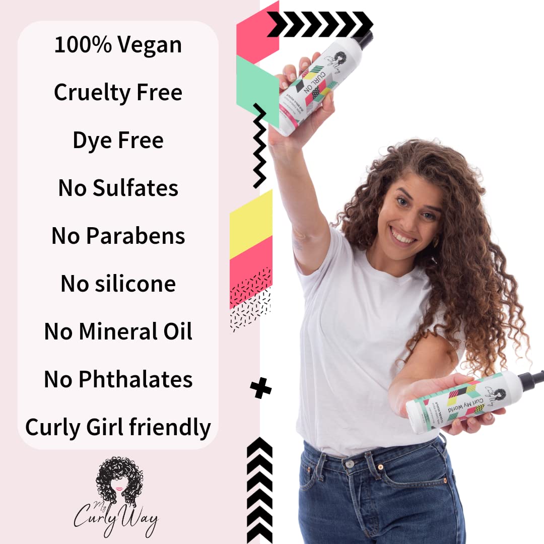 10 Oz Vegan Leave In Conditioner for Curly Hair I244