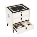 3 Drawer Smart Nightstand with Bluetooth Speaker USB Charging H344