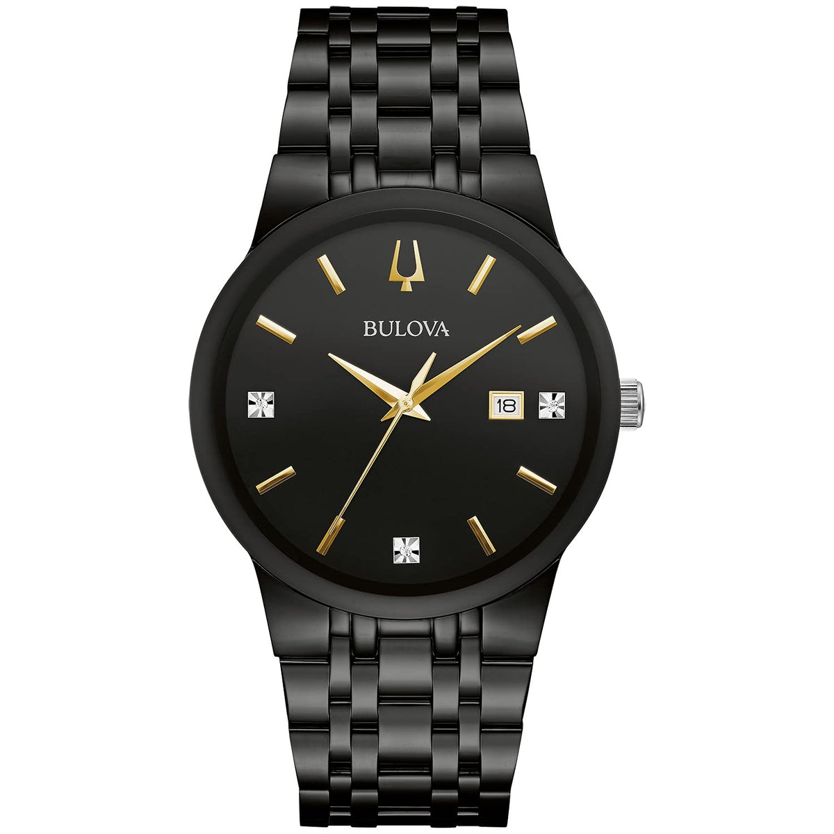 Men's Gold Tone Stainless Steel Quartz Watch P733384