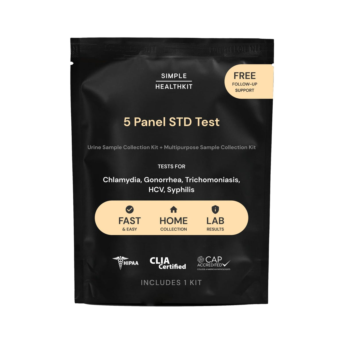 At-Home 5-Panel STD Test Kit D154