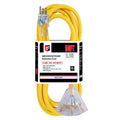 50 Ft Outdoor Extension Cord 3 Outlets Yellow X205