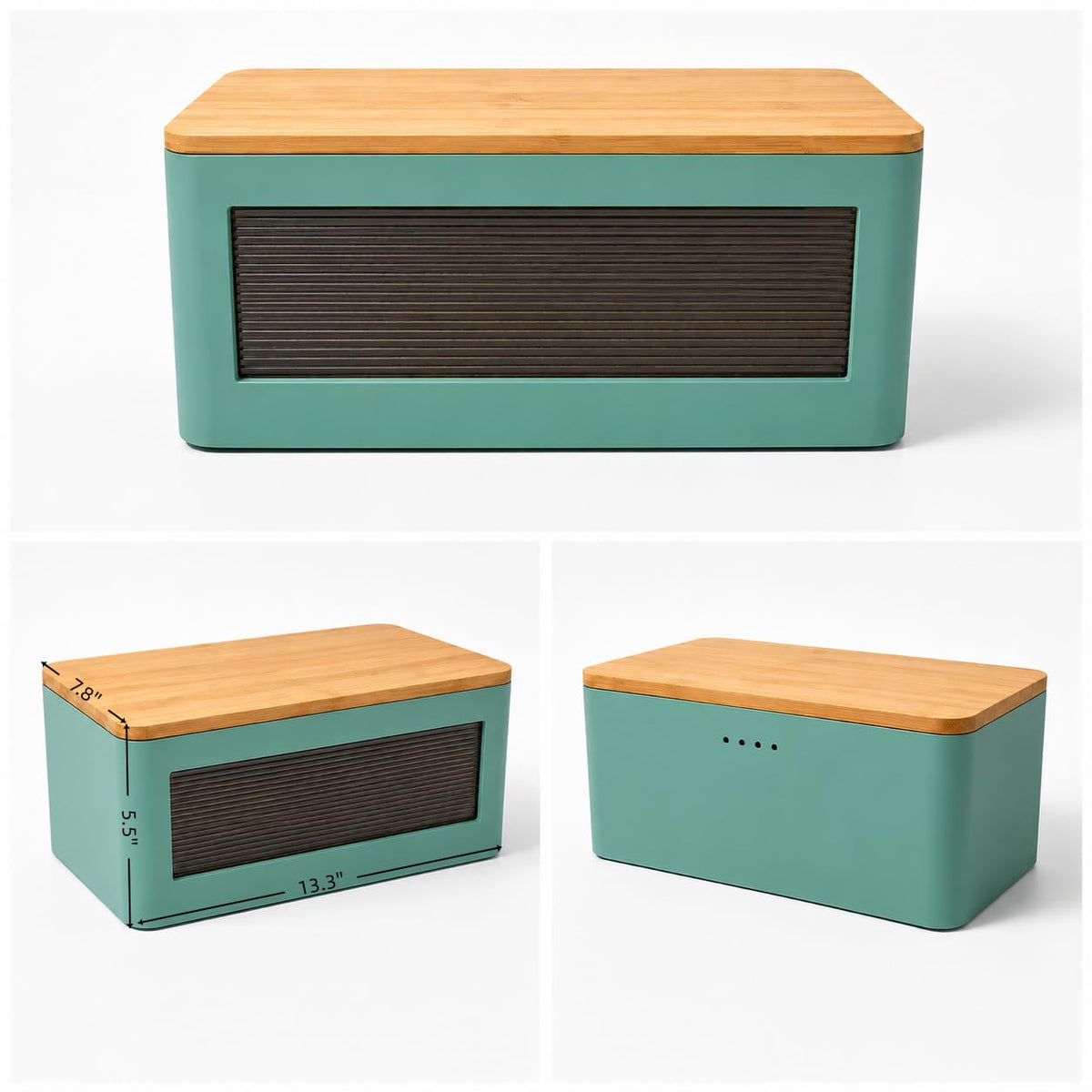 Wooden Bread Box with Cutting Board U77949