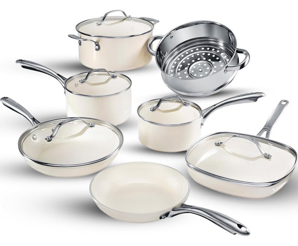 12 Pc Non Stick Ceramic Cookware Set H179316