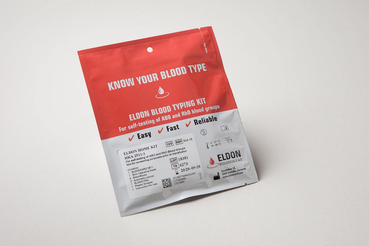 Blood Typing Kit, 2 Test Pack L806
