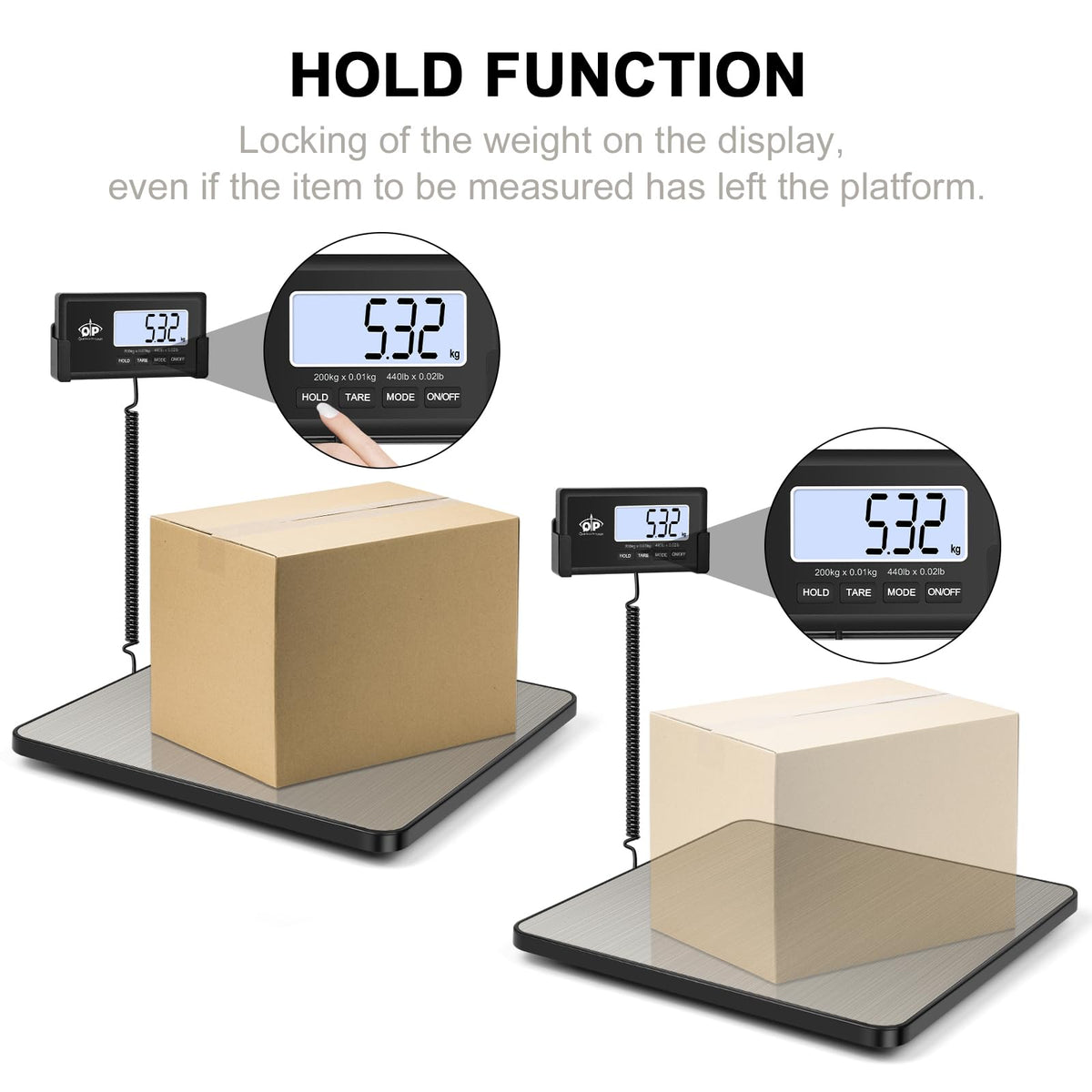 440 lb Digital Postal Scale K130