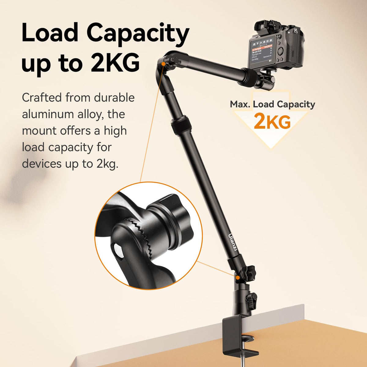 Camera Desk Mount Stand Articulating Arm J3339