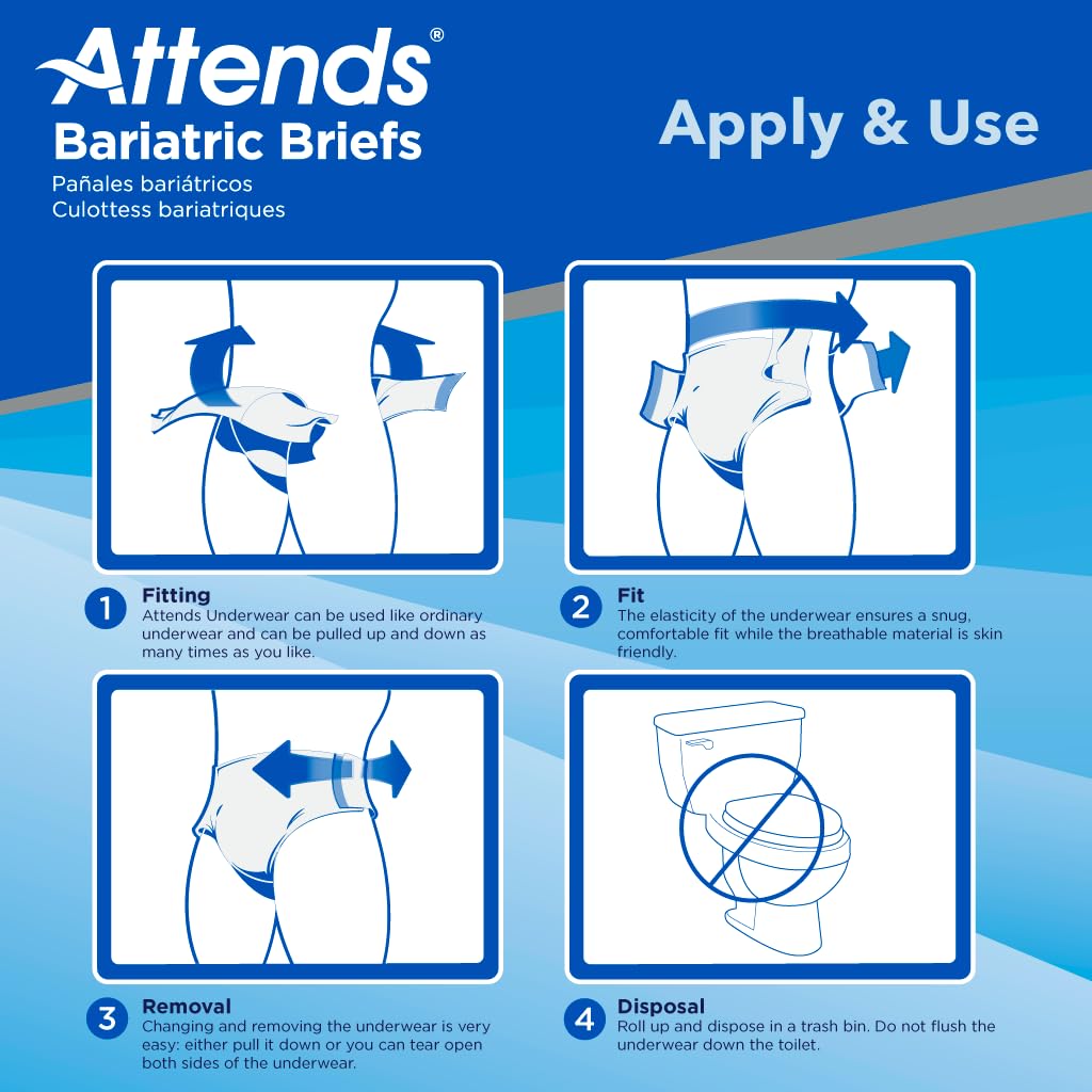 XX-Large Ultimate Absorbency Incontinence Briefs 12 Ct G161285