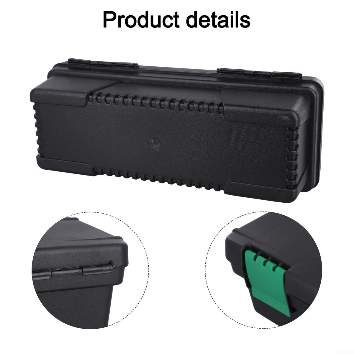 10 Inch Plastic Toolbox with Secure Latch X22487