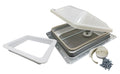 Non Powered RV Roof Vent White Lid O1805