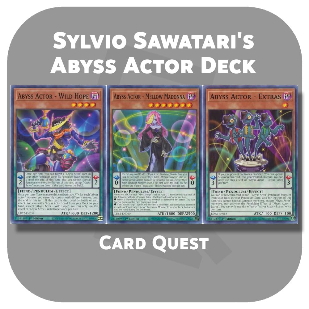 Abyss Actor & Abyss Script Pendulum Deck E670154