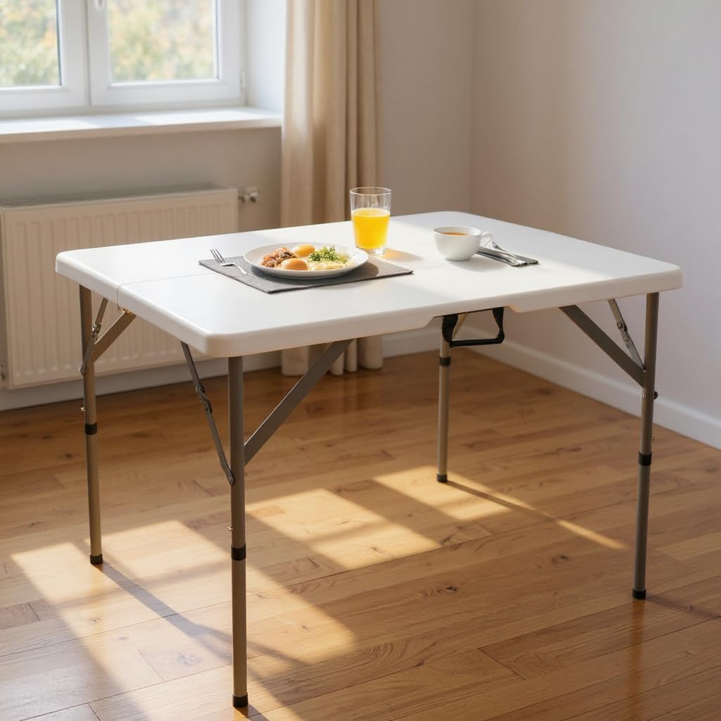 34 inch White Folding Plastic Table A967148