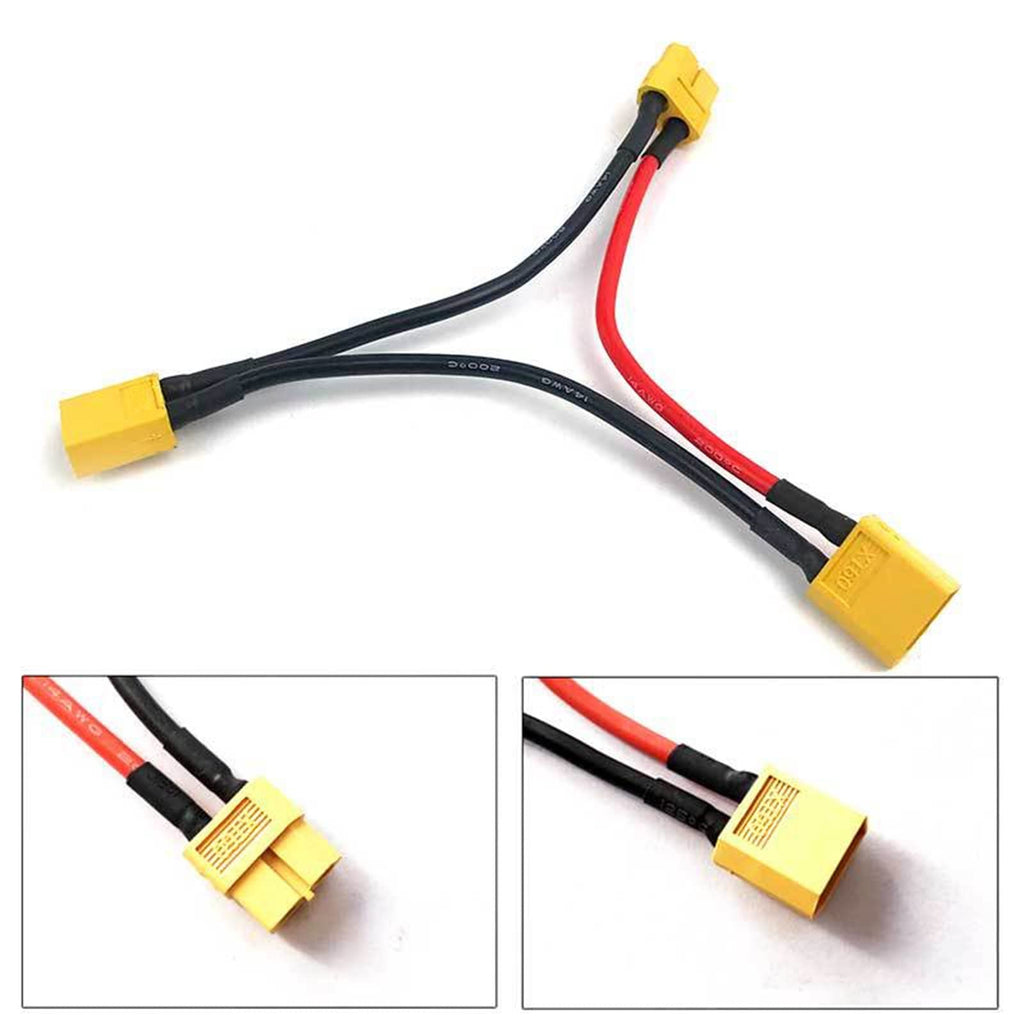 Battery Extension Cable Connector with 14awg Silicone Cord D629862