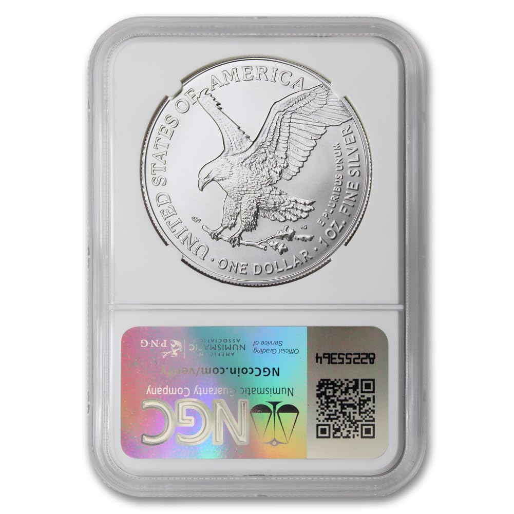 1 oz American Silver Eagle Coin MS-70 A691