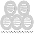 6.5" White RV Ceiling Vent Covers 5-Pack E8629