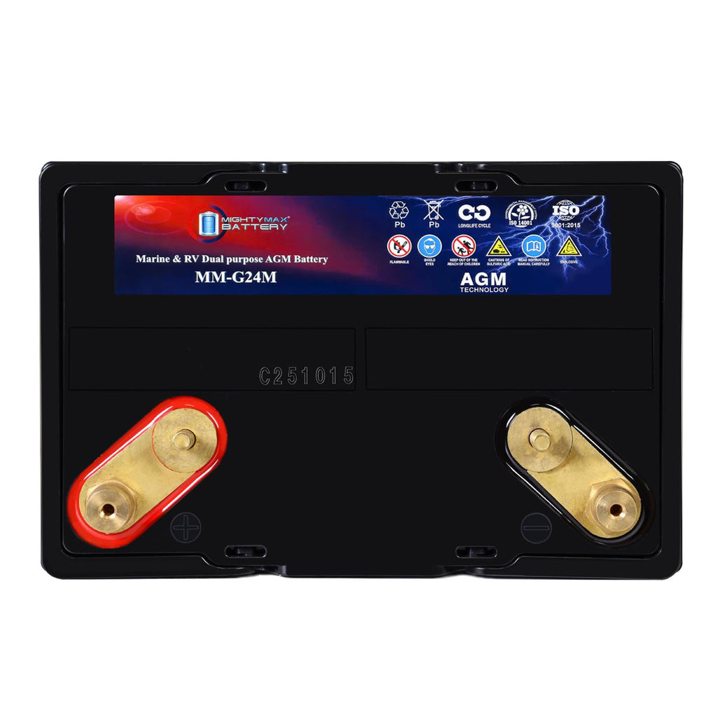12V 90Ah Group Size 24M Deep-Cycle AGM Battery H97665